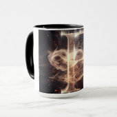 アルファベットマグ： 'F' マグカップ (正面左)