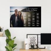 アルファベットモダンの写真シート ポスター (ホームオフィス)