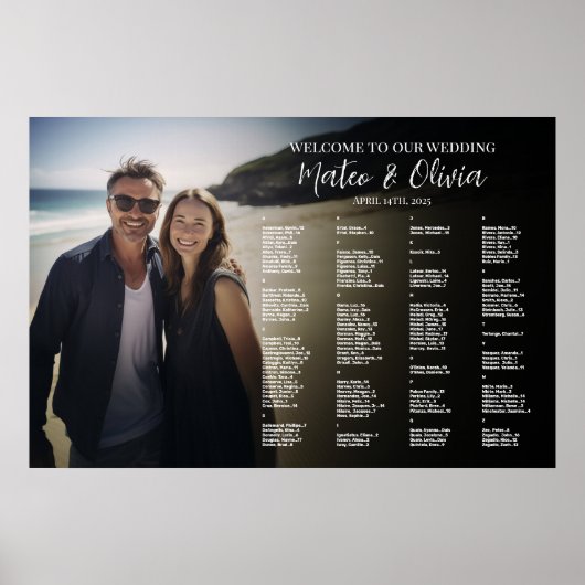 アルファベットモダンの写真シート ポスター (正面)