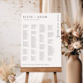 アルファベットモダンミニマルの座席ポスター ポスター