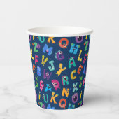 アルファベットモンスターズ誕生日リトルモンスタアドエイジ 紙コップ (裏面)