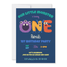 アルファベットモンスターズ1st誕生日リトルモンスター