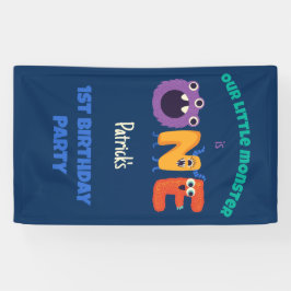 アルファベットモンスターズ1st誕生日リトルモンスター 横断幕