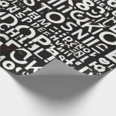 アルファベットラッピング紙デザイン ラッピングペーパー (角)