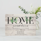 アルファベットリーフホーム引っ越し祝いパーティー招待状 招待状 (スタンド正面)