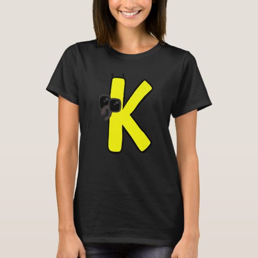 アルファベットロアk tシャツ (正面)