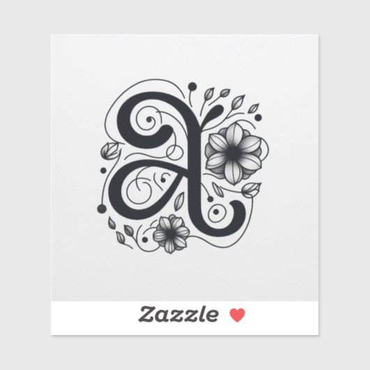 アルファベット修飾カスタムビニールレターステッカー» シール (シート)