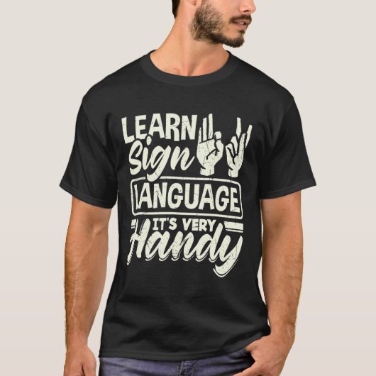 アルファベット先生アメリカの歌の言語その非常にH Tシャツ (正面)