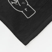 アルファベット先生アメリカの歌の言語Aslチャート フリースブランケット (角)