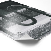 アルファベット写真M1白黒4x6 フォトプリント (角)