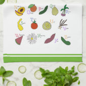 アルファベット園 キッチンタオル (折り畳み)