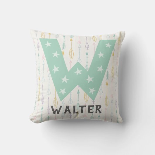 アルファベット子供部屋 クッション (正面)