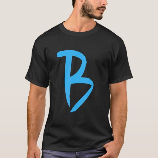 アルファベット手書き文字B Tシャツ (正面)