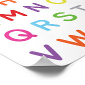 アルファベット教育ポスター ポスター (角)