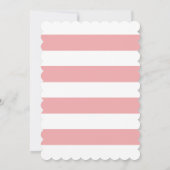 アルファベット文字ベビーシャワー招待状 招待状 (裏面)