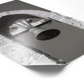 アルファベット文字写真A4白黒4x6 フォトプリント (角)