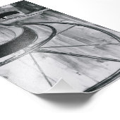 アルファベット文字写真A6白黒4x6 フォトプリント (角)