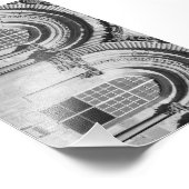 アルファベット文字写真B7白黒4x6 フォトプリント (角)