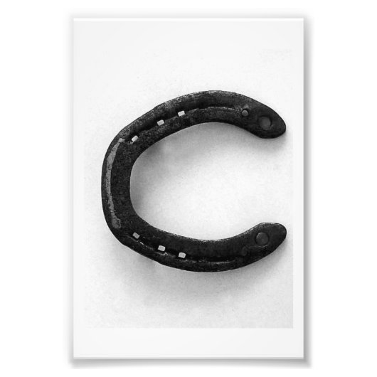 アルファベット文字写真C3白黒4x6 フォトプリント (正面)