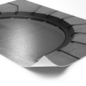 アルファベット文字写真D7白黒4x6 フォトプリント (角)