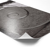 アルファベット文字写真E1白黒4x6 フォトプリント (角)