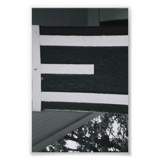 アルファベット文字写真E3白黒4x6 フォトプリント (正面)