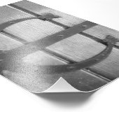 アルファベット文字写真E7白黒4x6 フォトプリント (角)