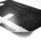 アルファベット文字写真F8白黒4x6 フォトプリント (角)