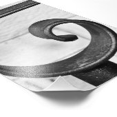 アルファベット文字写真G9白黒4x6 フォトプリント (角)