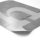 アルファベット文字写真H5白黒4x6 フォトプリント (角)