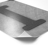 アルファベット文字写真I9白黒4x6 フォトプリント (角)