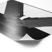 アルファベット文字写真K3白黒4x6 フォトプリント (角)