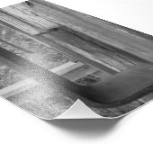 アルファベット文字写真L6白黒4x6 フォトプリント (角)