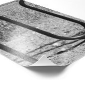 アルファベット文字写真N1白黒4x6 フォトプリント (角)