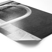 アルファベット文字写真P1白黒4x6 フォトプリント (角)