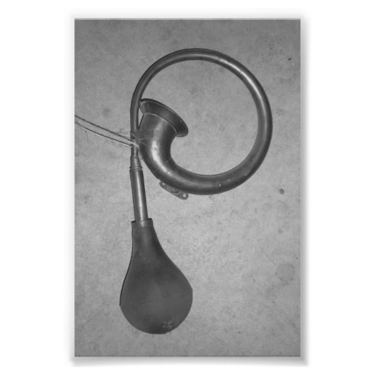 アルファベット文字写真P3白黒4x6 フォトプリント (正面)