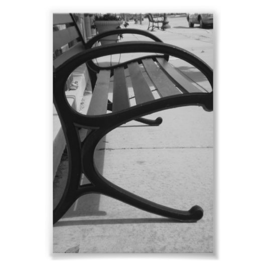 アルファベット文字写真R5白黒4x6 フォトプリント (正面)