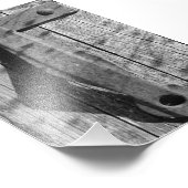 アルファベット文字写真T3白黒4x6 フォトプリント (角)