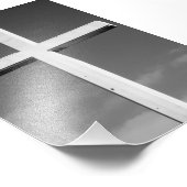 アルファベット文字写真T4白黒4x6 フォトプリント (角)