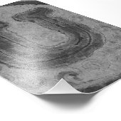 アルファベット文字写真U4白黒4x6 フォトプリント (角)