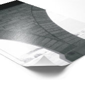 アルファベット文字写真V1白黒4x6 フォトプリント (角)