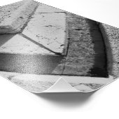 アルファベット文字写真V6白黒4x6 フォトプリント (角)