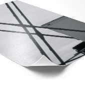 アルファベット文字写真X2白黒4x6 フォトプリント (角)