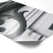 アルファベット文字写真Y2白黒4x6 フォトプリント (角)