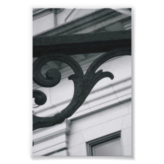 アルファベット文字写真Y2白黒4x6 フォトプリント (正面)