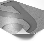 アルファベット文字写真Y3白黒4x6 フォトプリント (角)