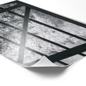 アルファベット文字写真Z4白黒4x6 フォトプリント (角)