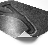 アルファベット文字撮影Y6白黒4x6 フォトプリント (角)