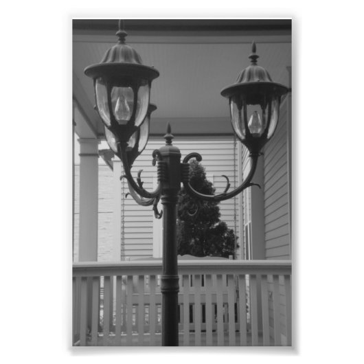 アルファベット文字撮影Y7白黒4x6 フォトプリント (正面)