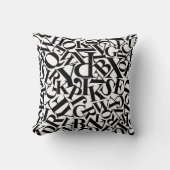 アルファベット文字 クッション (正面)